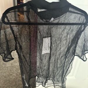 Zara mesh shirt with tags